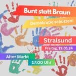 Bunt statt braun Stralsund