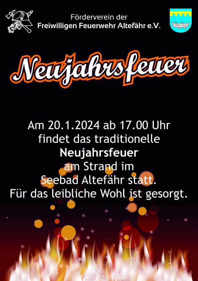 Neujahrsfeuer