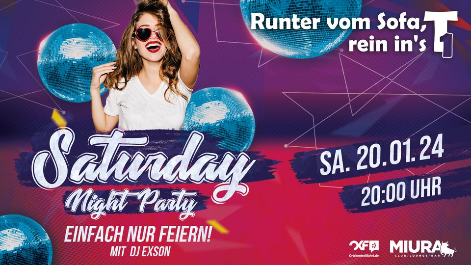 Saturday Night mit DJ Exson