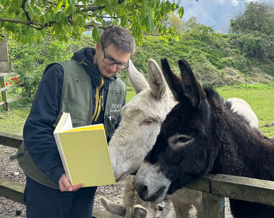 Tierische Lesung im Zoo Stralsund