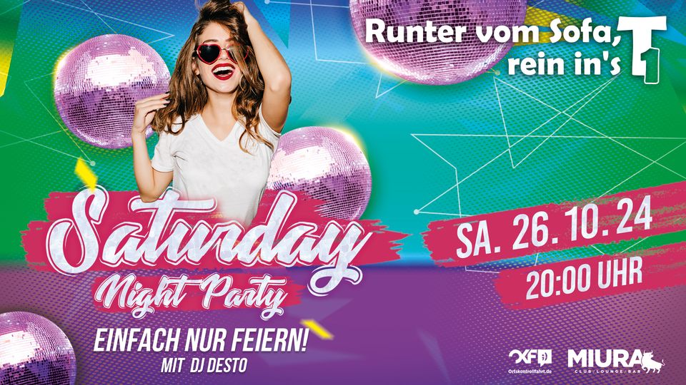 Saturday Night Party mit DJ Desto