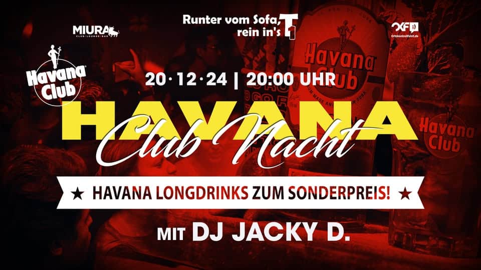 Havana Club Nacht mit DJ Jacky D.