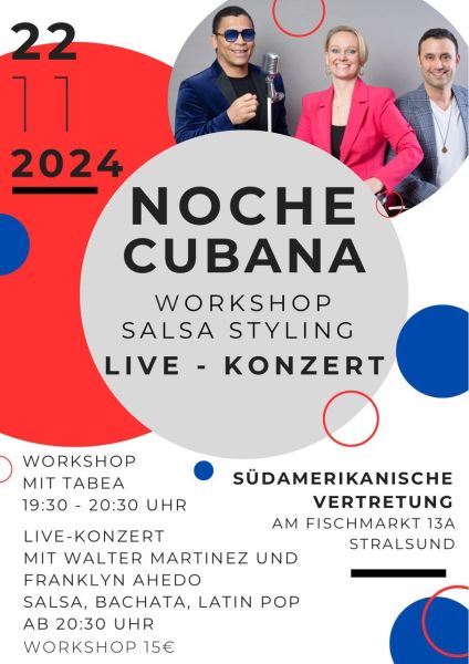 NOCHE CUBANA - Workshop & Rueda de casino