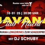 Havana Club Nacht mit DJ Schuby