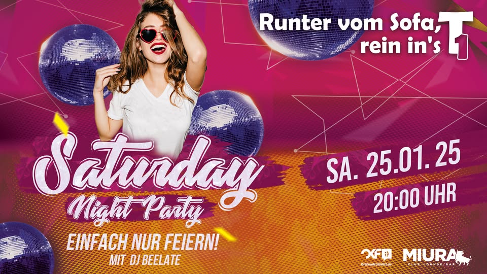 Saturday Night Party mit DJ Beelate