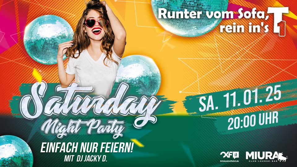 Saturday Night Party mit DJ Jacky D.